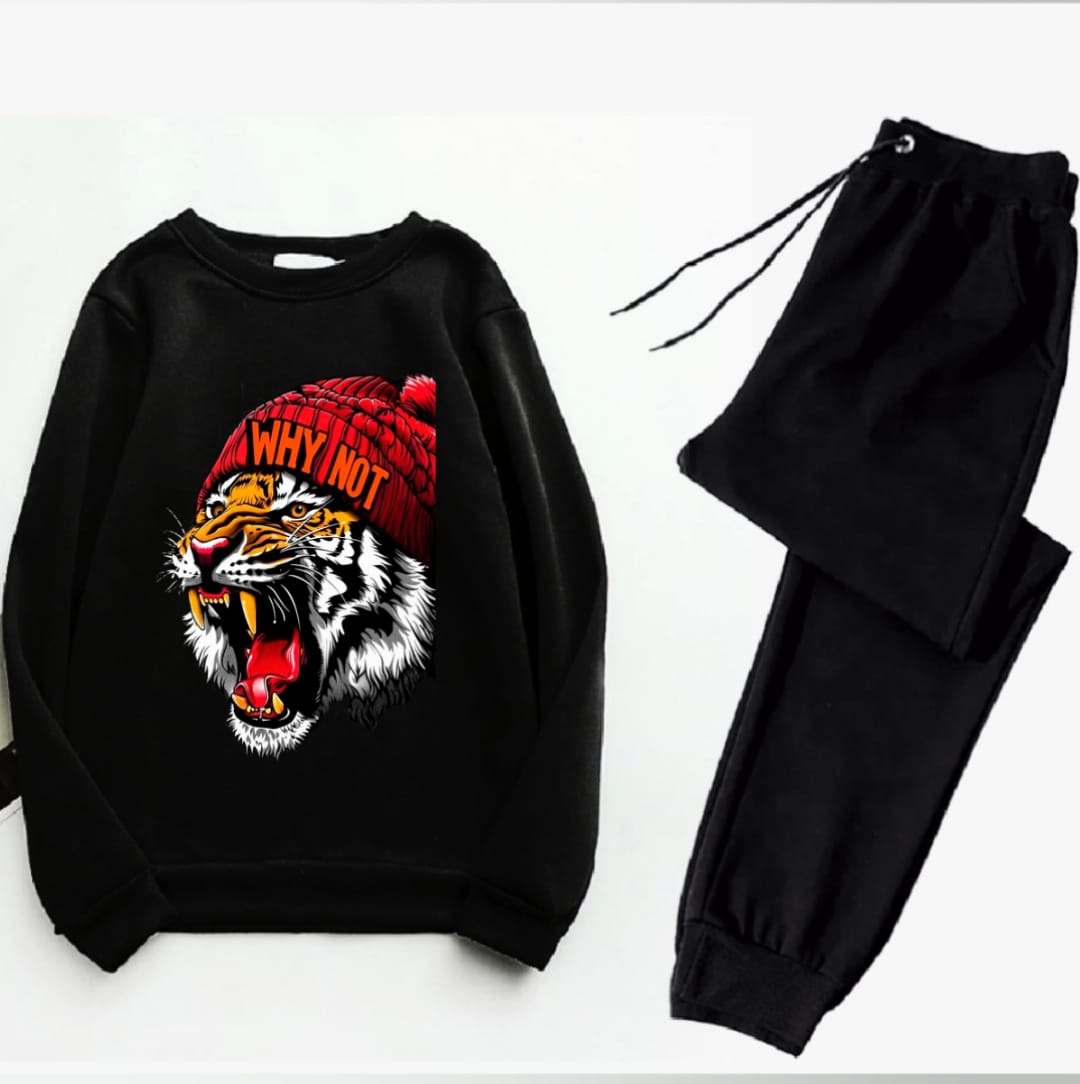 LION PRINTED TRACK SUIT