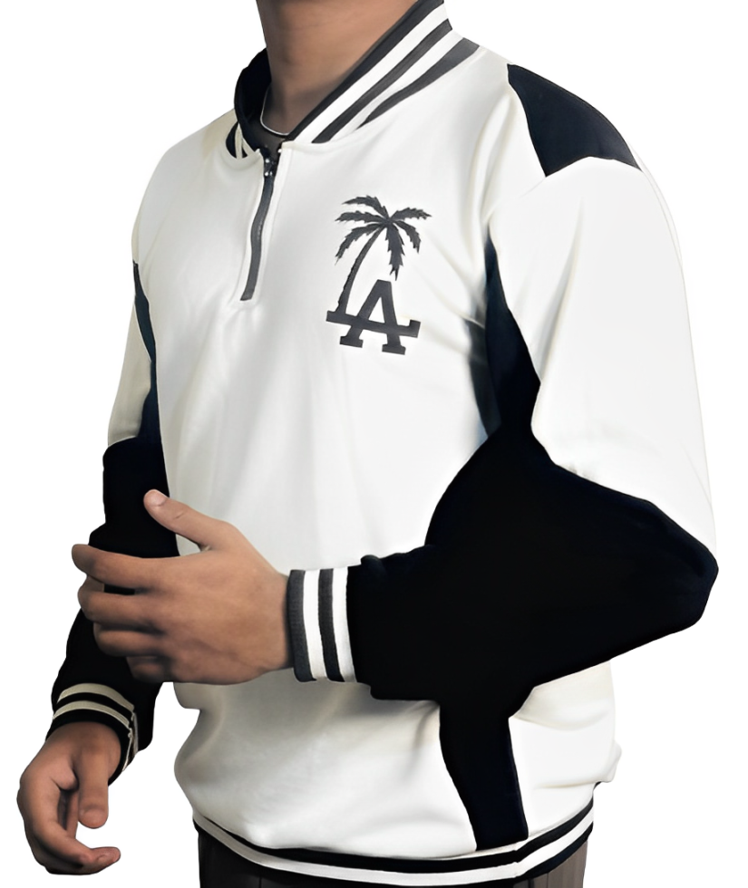 "Show Your LA Love: Stylish Unisex Zip-Up Sweatshirt"